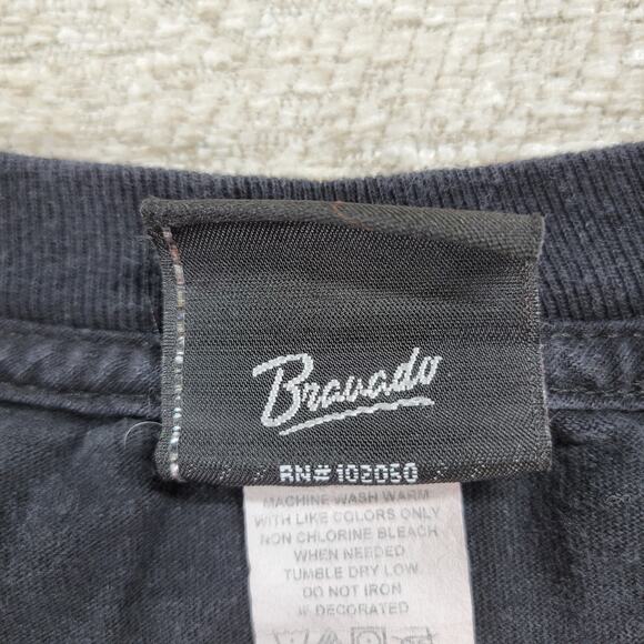 Harley Davidson Myrtle Beach 3D Skull T-shirt Mens XXL Black Bravado Tag 2016 - Picture 13 of 15